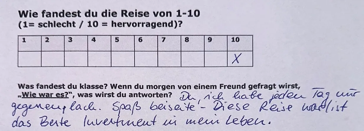 Testimonial Nordzypern Seminar Reise