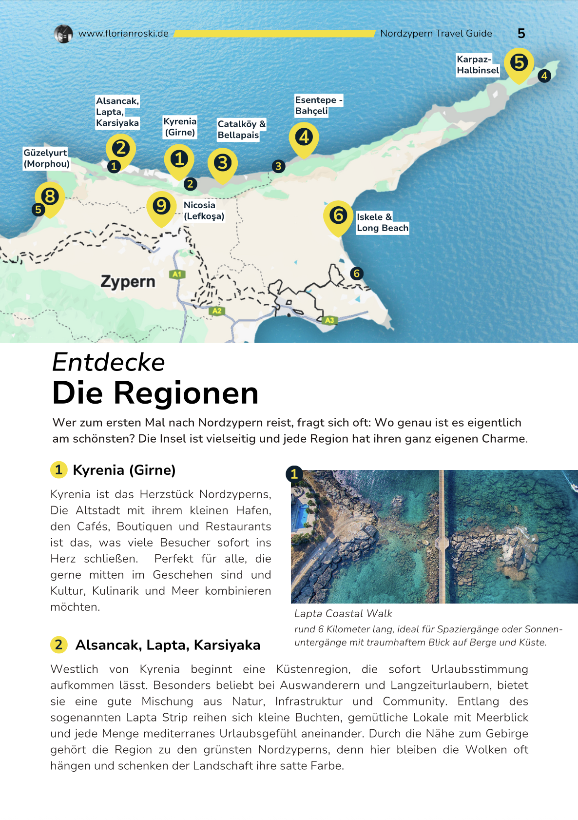 Regionen auf Nordzypern