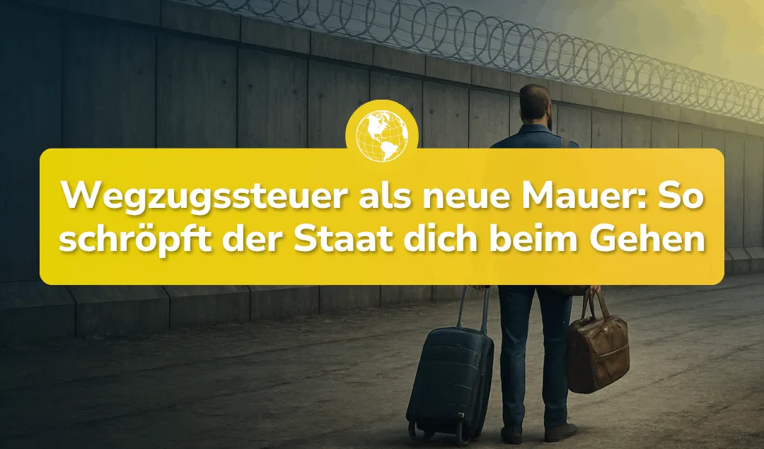 Wegzugsteuer 2025: Warum Deutschland Auswanderer zur Kasse bittet