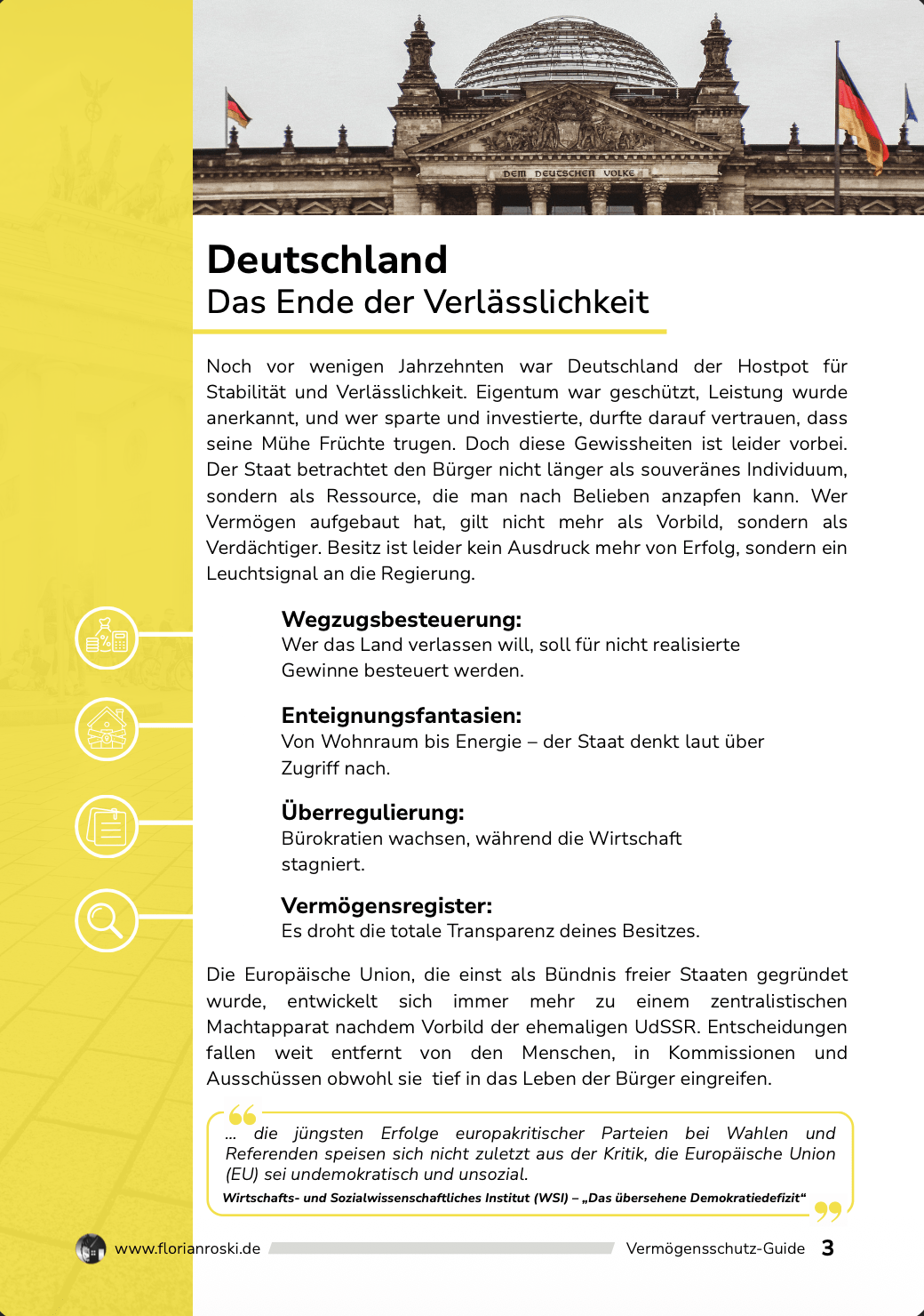 Gefahren für dein Vermögen Gefahren für dein Vermögen